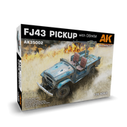 AK Interactive AK35002 1/35 FJ43 Pickup with DSHKM
