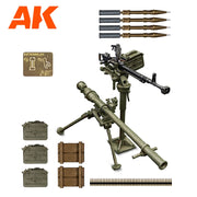 AK Interactive AK35005 1/35 Infantry Support Weapons DSHKM and SPG-9