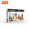 AK Interactive 35016 1/35 Children Set 1 Boys 8435568328860