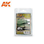 AK Interactive AK4060 Weathering Dust & Dirt Deposits Set Enamel