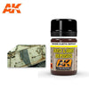 AK Interactive AK4063 Weathering Brown Earth Deposit Enamel 35mL