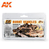 AK Interactive AK4120 Weathering Burnt Vehicles Set Enamel