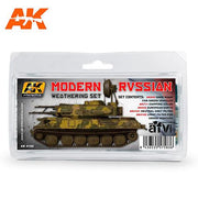 AK Interactive AK4160 Weathering Modern Russian Set Enamel