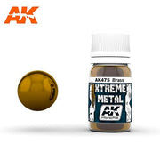 AK Interactive AK475 Xtreme Metal Brass Paint 30mL