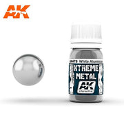 AK Interactive AK478 Xtreme White Aluminium Paint 30mL