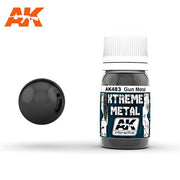 AK Interactive AK483 Xtreme Metal Gun Metal Paint 30mL