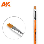AK Interactive 610 Synthetic Flat Brush 4