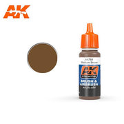 AK Interactive AK788 Medium Brown Paint Acrylic 17mL