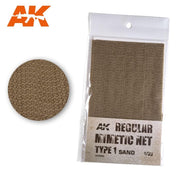 AK Interactive AK8060 Regular Camouflage Net Type 1 Sand