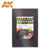 AK Interactive AK8098 Construction Foam 6+10mm Grey 195x295mm 2pc