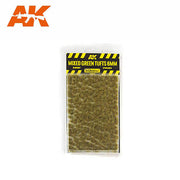 AK Interactive AK8119 Mixed Green Tufts 6mm