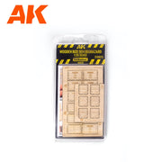 AK 8230 1/35 Wooden Box 004 Biohazard