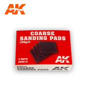 AK Interactive 9016 Coarse Sanding Pads 120 Grit (4 units)