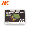 AK Interactive 9021 Mixed Grit Sanding Pads (Set of 4)