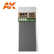 AK Interactive AK9037 Wet Sandpaper 2500 Grit (3 Pack)
