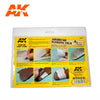 AK Interactive AK9045 Airbrushing Masking Film (2 units A4 size)