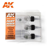 AK Interactive AK9048 Paint Doser Bottles 3x100 ml