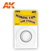 AK Interactive AK9124 Masking Tape For Curves 3mm