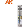 AK Interactive AK9190 Silver Spring 2.5mm 2pc