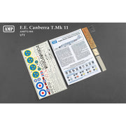AMP 72004 1/72 E.E. Canberra T.Mk 11