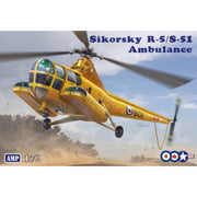 AMP 72012 1/72 Sikorsky R-5/S51 Ambulance Plastic Model Kit