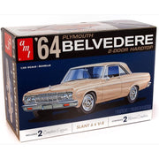 AMT 1188 1/25 1964 Plymouth Belvedere with Slant 6 Engine Plastic Model Kit