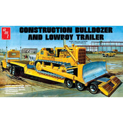 AMT 1218 1/25 Construction Bulldozer and Lowboy Trailer