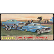 AMT 1223 1/25 1964 Ford Galaxie Falcon Funny Car Trailer Combo