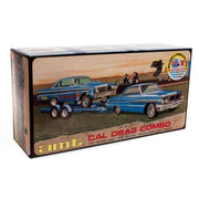 AMT 1223 1/25 Cal Drag Combo 1964 Galaxie, AWB Falcon & Trailer