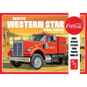 AMT 1160 1/25 White Western Star Truck Tractor CocaCola Plastic Model Kit