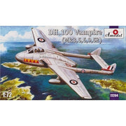 "Amodel 72264 1/72 de Havilland DH.100 Vampire (Mk3,5,6,9,52)"