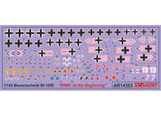 Armory 14303 1/144 Messerschmitt Bf-109E-3 And Bf-109E-4 Set 1 WWII: In The Beginning