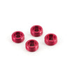 ARRMA ARAC9920 Aluminium Front Hub Nut Red 4pc AR330196