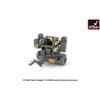 Armory 72239 1/72 M45 Quadmount US 4x 12.7mm M2Hb Turret on M20 Trailer