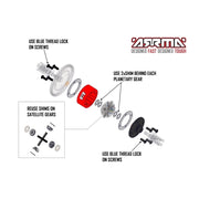 Arrma ARA220050 Metal Diff Case AR220050
