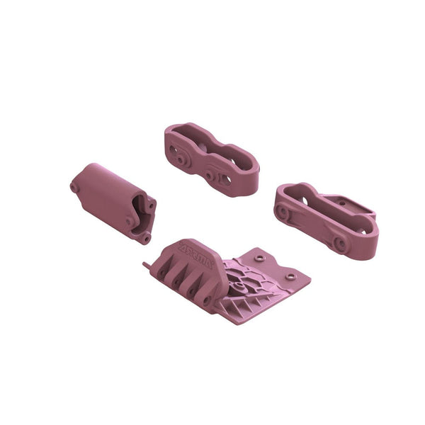 Lower Skid And Bumper Mount Set – Schwarzes Unterfahrschutz-Set Für Geländefahrzeuge