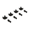 Arrma ARA330569 SAhock Rod End and Spring Perch Set 4pc 8S BLX