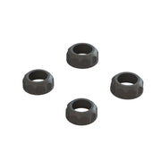 Arrma ARA330828 Shock Cap 4x4 Black 4pc