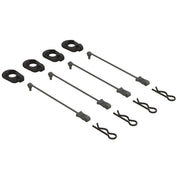 ARRMA ARA390294 Body Clip Retainers 1/5 Scale Black 8S BLX 4pc