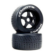 Arrma ARA550073 1/7 dBoots Hoons 53/107 2.9 White Belted 5-Spoke Mounted Wheels, 17mm Hex (2)