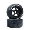 Arrma 550103 dBoots Hoons 53/100 2.9 Tire Set Silver 5 Spoke Wheels 2pc
