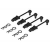 ARRMA ARAC3445 1/10 Body Clip Retainers Black AR390165 4pc