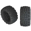 Arrma Backflip LP 4S Tire 3.8 Glued Black (2) AR550050
