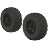 Arrma Fortress SC Tire Set Glued Black (2) AR550042