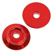Arrma Wing Button Aluminum Red (2) AR320215