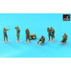 Armory F1401 1/144 RAF Heavy Bomber Crew In High Altitude Outfit Full Set 7 Figs and Dog Resin Model Kit