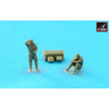 Armory F1401C 1/144 RAF Crewmen In High Altitude Outfit 2 Figs Resin Model Kit