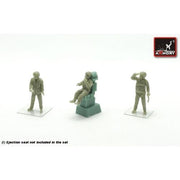 Armory F7212 1/72 Soviet Pilots Modern Frontline Aviation 3 Figs Resin Model Kit