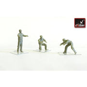 Armory F7214 1/72 Soviet Modern Airfield Groung Personnel 3 Figs Resin Model Kit