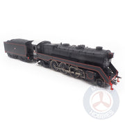 Australian Railway Models 87003 C38 Class 4-6-2 Pacific Express Passenger Locomotive No.3820 Black with Red Lining
